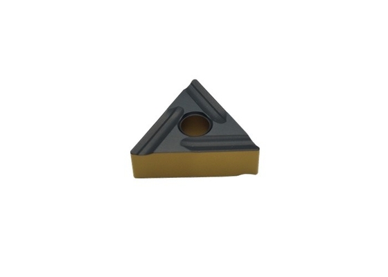 Чернота/желтая вставка TNMG160404L-M CNC поворачивая для стальных Workpieces