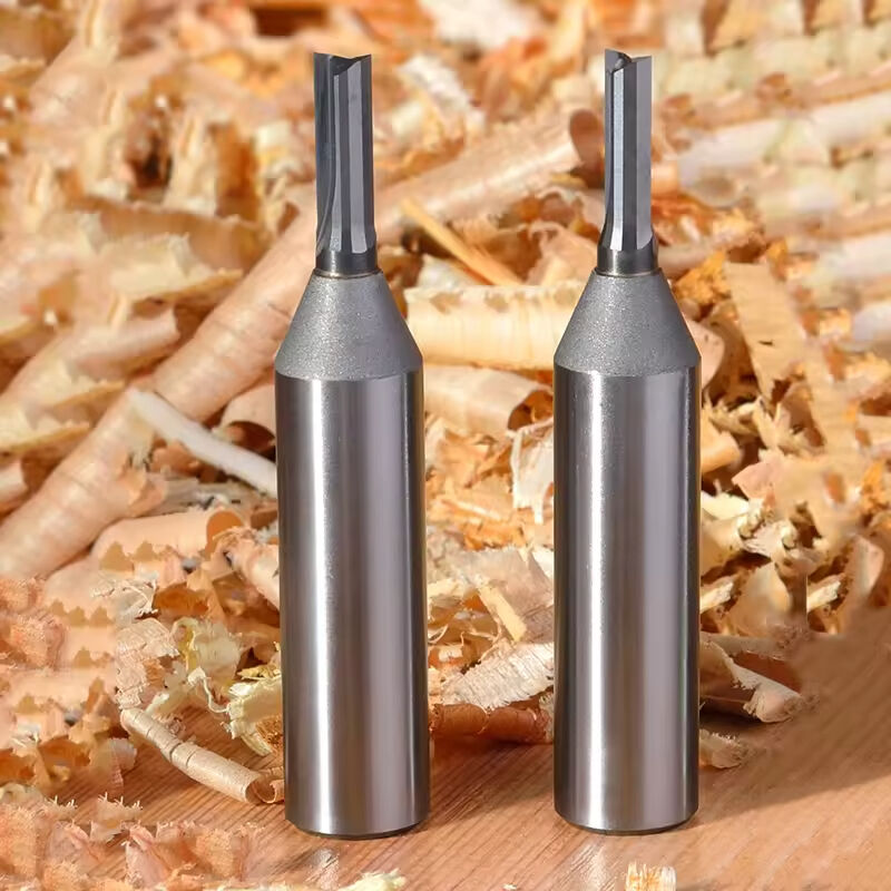 TCT 2/3 Flute Straight Bit Tungsten Carbide Milling Cutter Without Teeth Solid Carbide