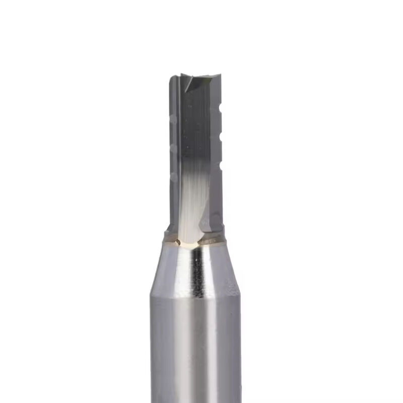 Solide Carbide TCT Bit Three Flutes Straight End Mill Milling Cutter for Wood, CNC router bit
