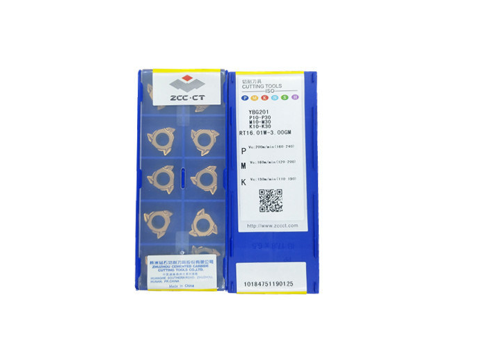 Первоначальный карбид вольфрама продевая нитку вставки РТ16.01В-3.00ГМ ИБГ201 для подвергая механической обработке стали